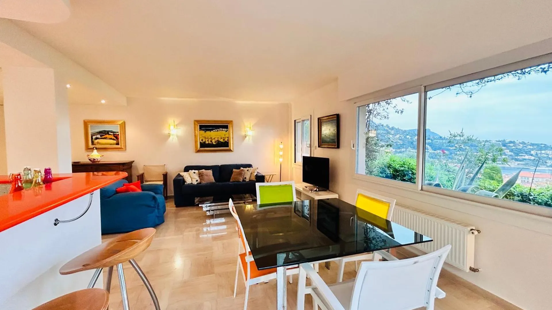 Golden Mornings, Sea, Garden, Breakfast & Free Parking Apartment Villefranche-sur-Mer France